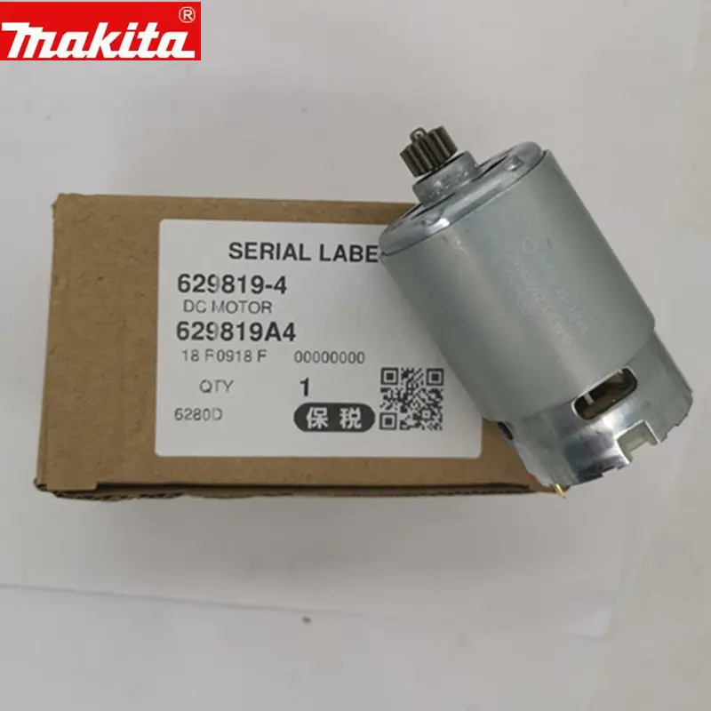 Электродвигатель MAKITA 629819 4 629875 14 зубьев В для 6381D BDF343 6280D 6280DWE 6281DWE 6281D MT070 6280DWPE