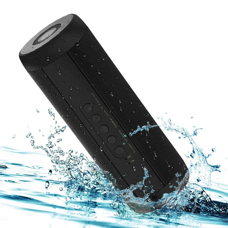 

T2 Wireless Bluetooth-compatible Speakers Waterproof Portable Outdoor Loudspeaker Mini Column Box Speaker for iPhone Xiaomi