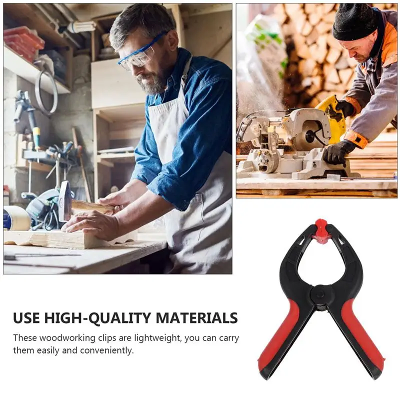 

4pcs Prime A-shaped Durable Woodworking Clips Woodworking Clamps for Home Industry Carpenter