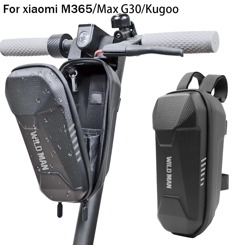 

Передняя сумка для скутера Xiaomi M365 для Ninebot Max G30 для электрического скутера kugoo, сумка с ручкой на голову, Жесткий Чехол из ЭВА, водонепроницаемая сумка