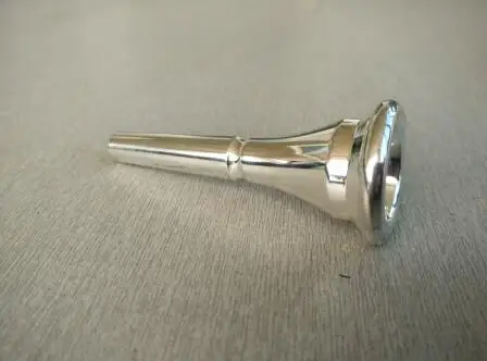 Латунный рожок из французского рога Посеребренная головка чистой меди | Спорт и