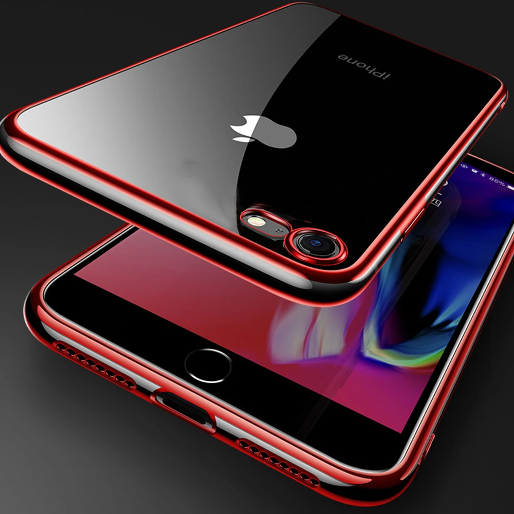KEYSION покрытие чехол для iPhone SE 2020 новый прозрачный силиконовый телефона 11 Pro Max XR XS 8