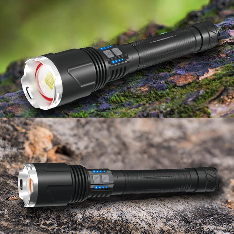 Супер яркий XHP110 Мощность Фул фонарик USB Перезаряжаемые СВЕТОДИОДНАЯ Лампа 18650