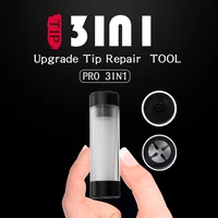 multi functional tip tool 3 in 1 repair acupuncture frosted trimmer burnisher shaper tapper polished tip arc billiard accessory