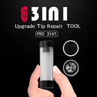 Многофункциональный инструмент для наконечников 3 в 1, восстанавливающий акупунктурный Матированный триммер, приспособление для полировки наконечников, аксессуар для дуги и бильярда