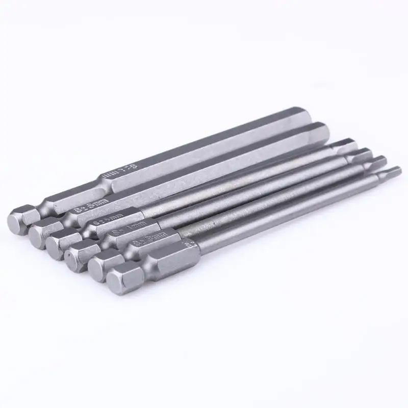 Набор Магнитных шестигранных отверток с шестигранным хвостовиком 1/4 дюйма H2.5 H3 H4