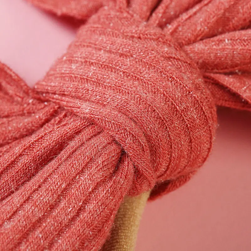 Детские резинки тонкая нейлоновая повязка на голову Женский бант для волос с