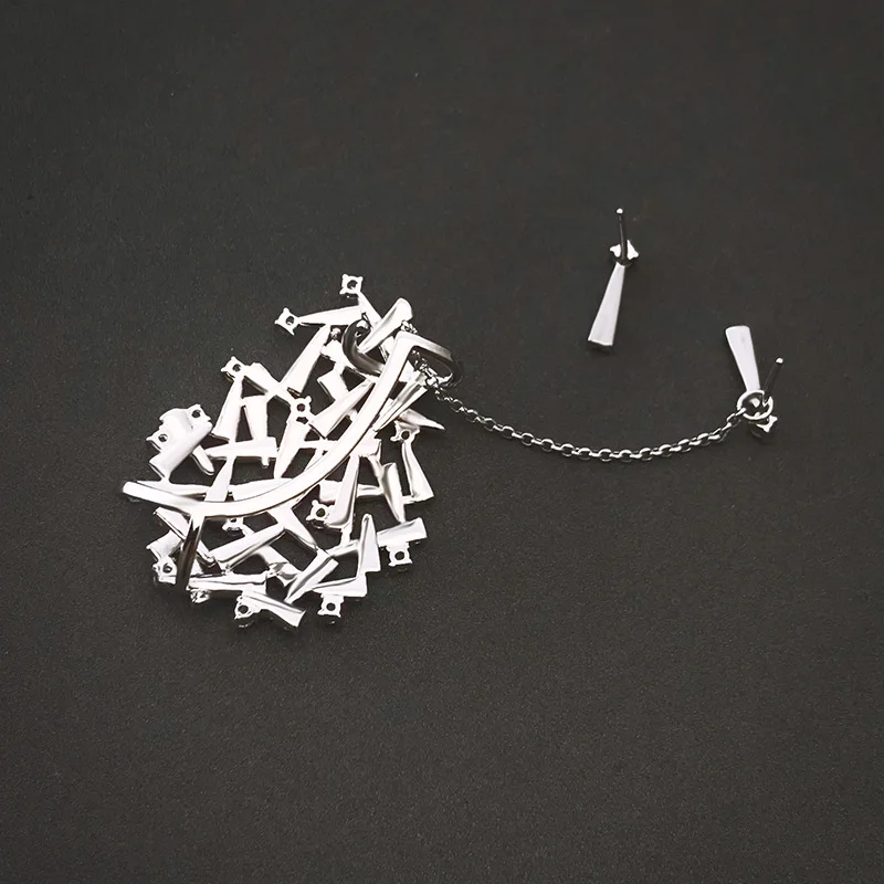 

Серьги-гвоздики женские из серебра 100% пробы, 925 пробы