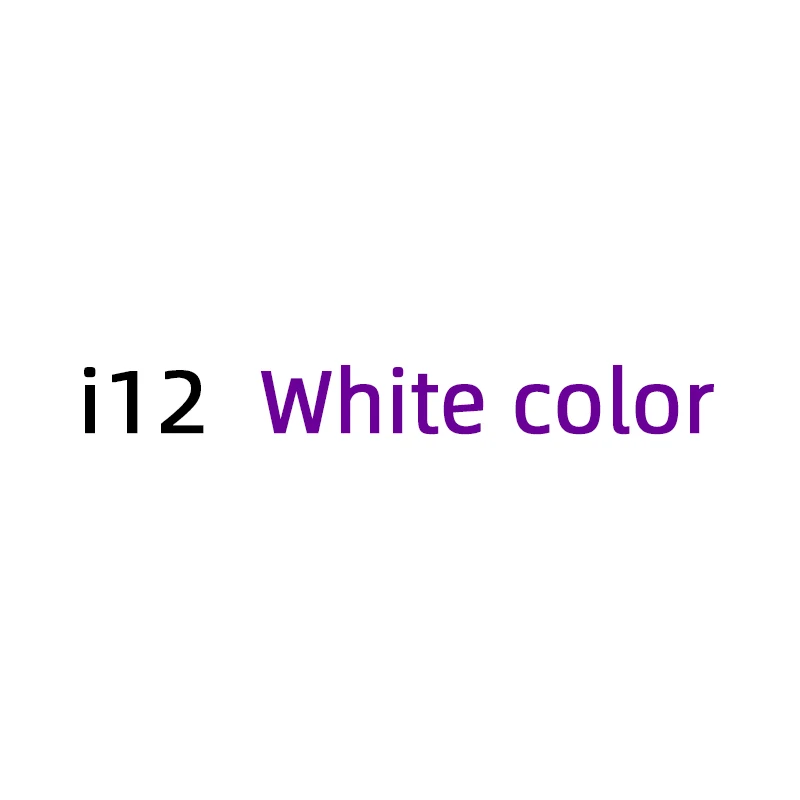 White Прямая поставка i12 TWS Bluetooth 5,0 наушники двойные звонки стерео умные сенсорные наушники для iPhone Pk I10 I30 i200 наушники - Цвет: White