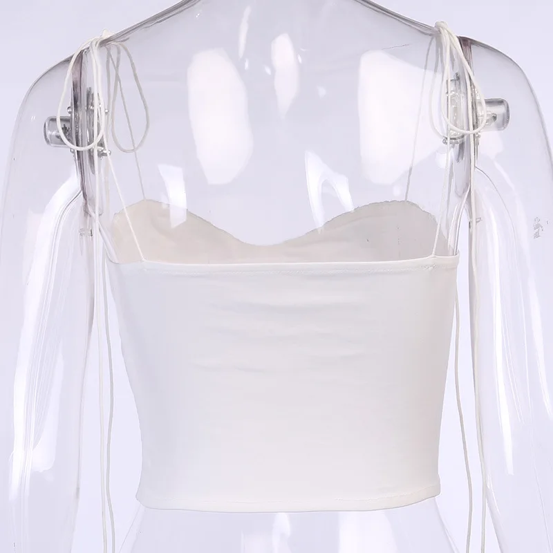 

Summer V-neck sexy women's Tank top solid color slim-fit halter camisole