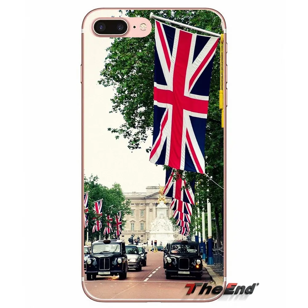 Для Samsung Galaxy J1 J2 J3 J5 J7 A3 A5 A7 2015 2016 2017 J330 J530 J730 Британский Лондон карта флаг