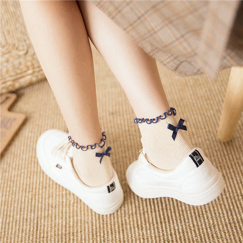 Женские бандажные хлопковые носки в японском стиле для скейтборда забавные