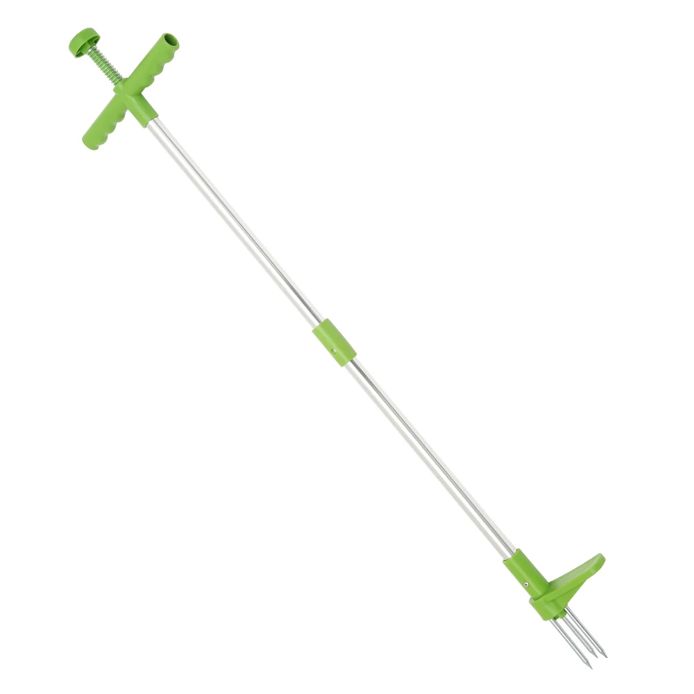 

Weed Remover Root Remover Outdoor Killer Tool Claw Weeder Portable Manual Garden Lawn Long Handled Aluminum Stand Up Weed Puller