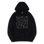 Худи женское оверсайз из чистого хлопка с математическими формулами