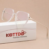 kottdo retro metal anti blue light glasses men women optical myopia eyeglasses frame transparent computer spectacles eyewear