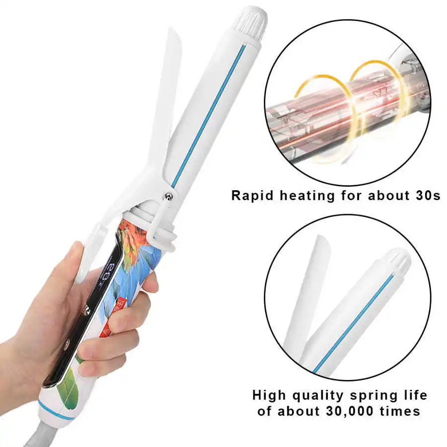 

New Electric Hair Curler Hair Curling Iron Adjustable Temperature Curling Wand 28mm 220V Curl Modelling Magic Tools