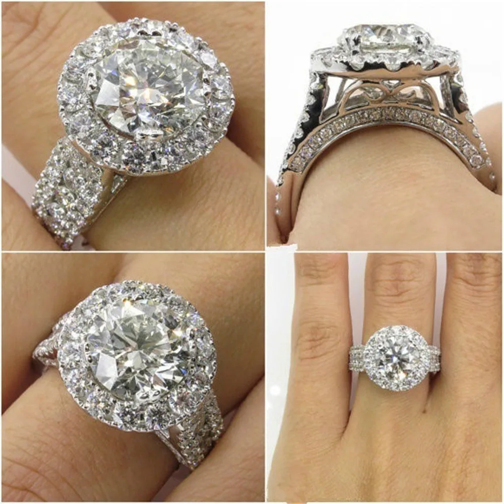 

New 2021 New women's micro-inlaid rings for women, women's engagement rings, women's engagement rings