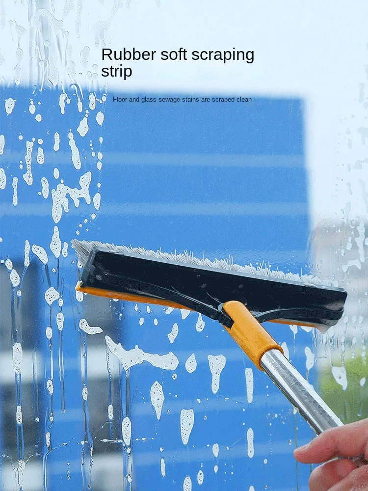 Щетка для пола 2-в-1 с длинной ручкой чистящая щетка ванной без мертвых углов | Дом