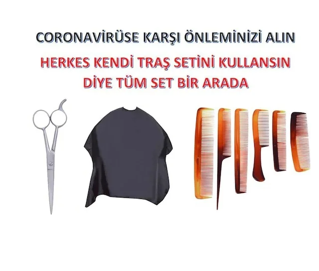 

Набор парикмахерских ножниц 6-дюймовый гребень фартук набор для бритья все в одном P 478353356