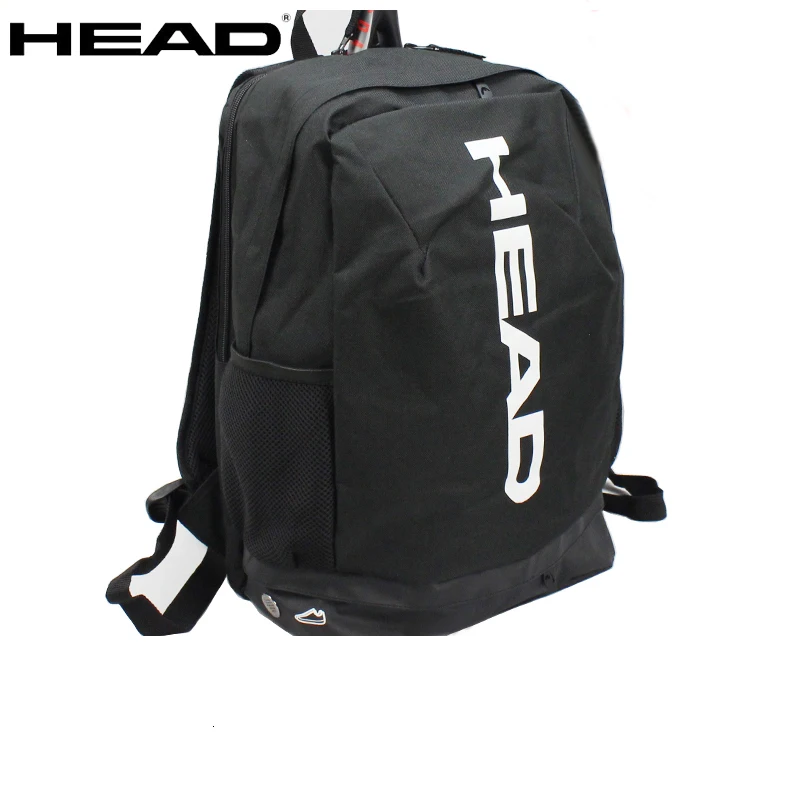 HEAD Tennis Bag Black Теннисная ракетка для бадминтона Сумка игры Сквош 2 3 Rackets рюкзак с