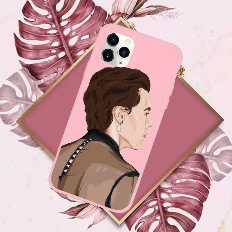 

Harry Styles Treat People With Kindness Phone Case Pink Candy Color for iPhone 11 12 mini pro XS MAX 8 7 6 6S Plus X SE 2020 XR