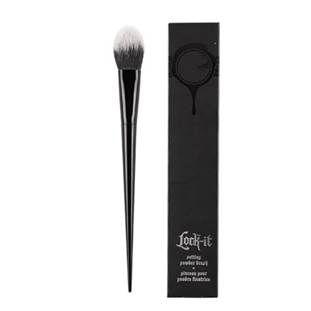 Черная Точная Кисть для макияжа #25 конические пушистые румяна хайлайтер щеки