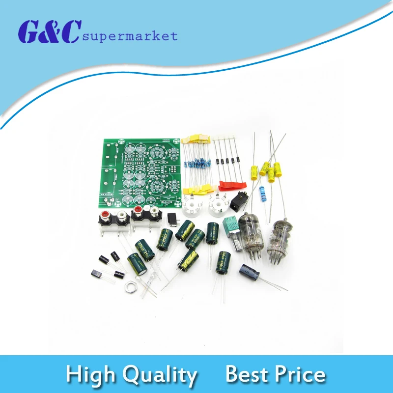 6J1 Tube Pre Amp Amplifier Board Valve Buffer PreAmp Amplifiers DIY Kits Preamplifier Gall Buffers diy electronics | Электронные