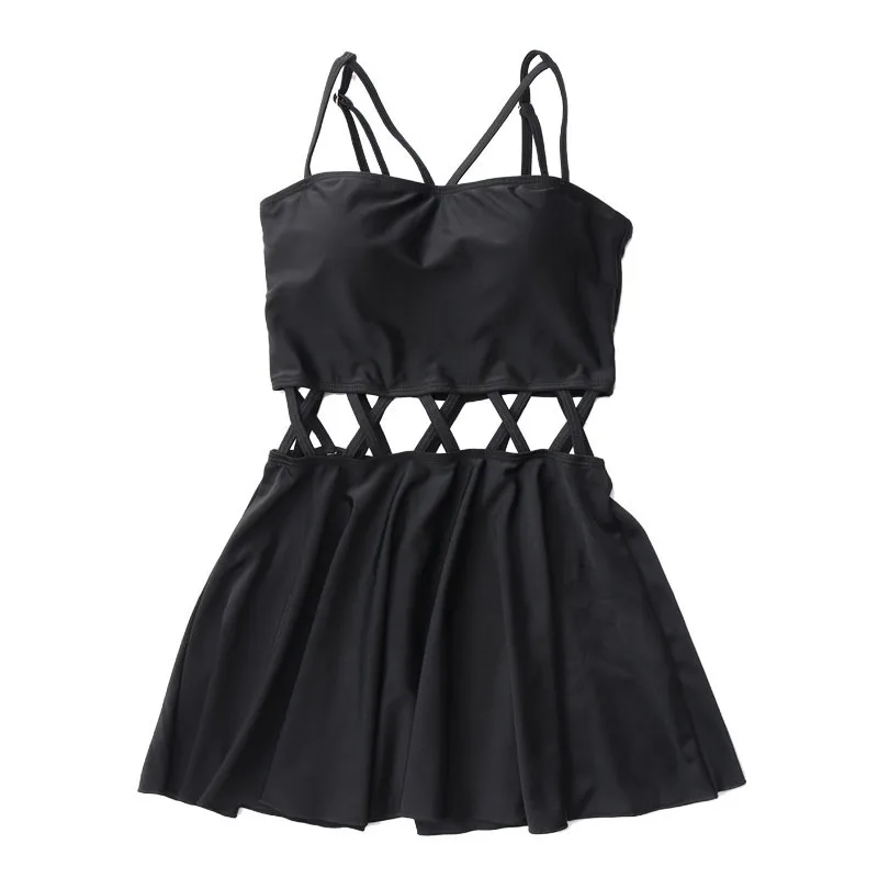 Женский слитный купальник 2019 с пуш-ап трикини слитные купальники юбка