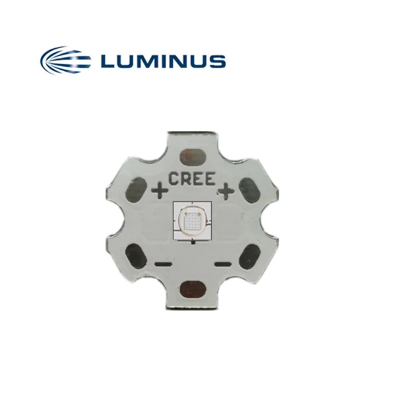 

LUMINUS SST10-UVA 5W 3535 365nm светодиодные лампы с ультрафиолетовыми чернилами