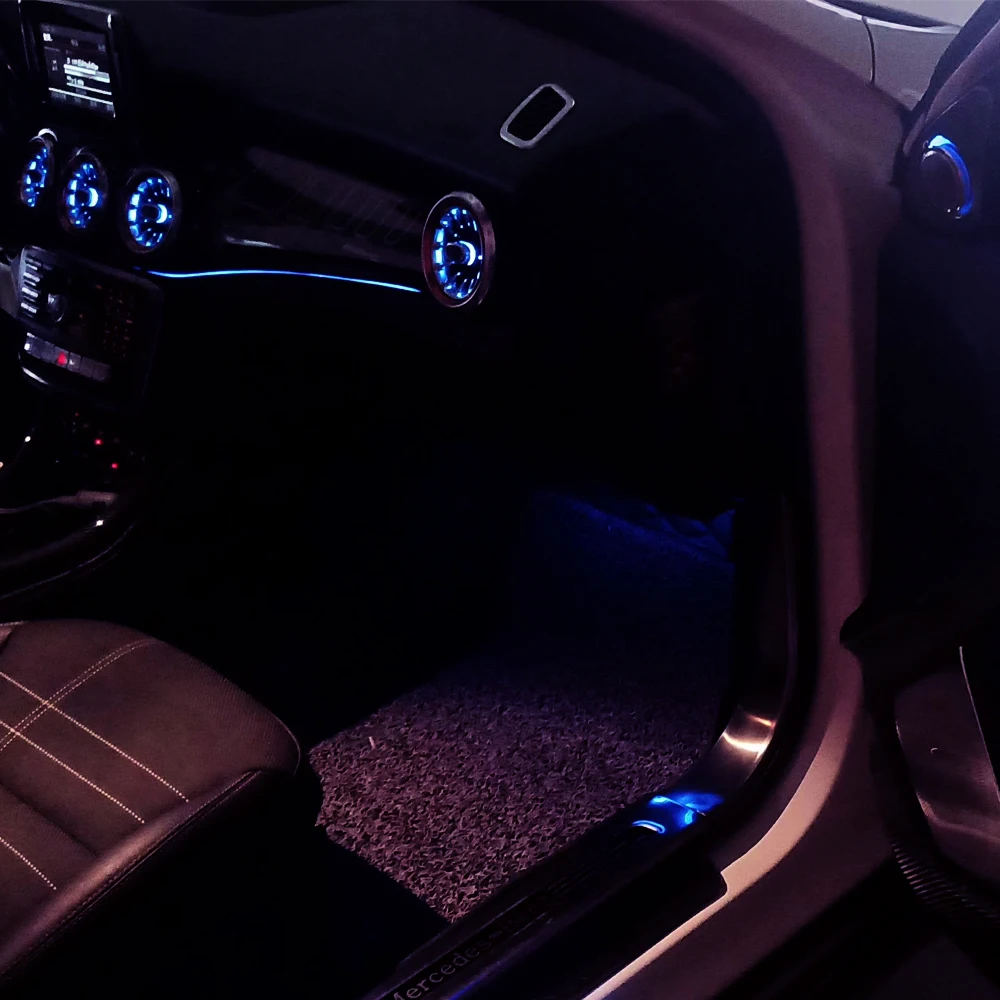 

Ambient light for Mercedes Benz W117 GLA front vent turbine outlet lamp rotating tweeter treble speaker LED 12 colors lighting