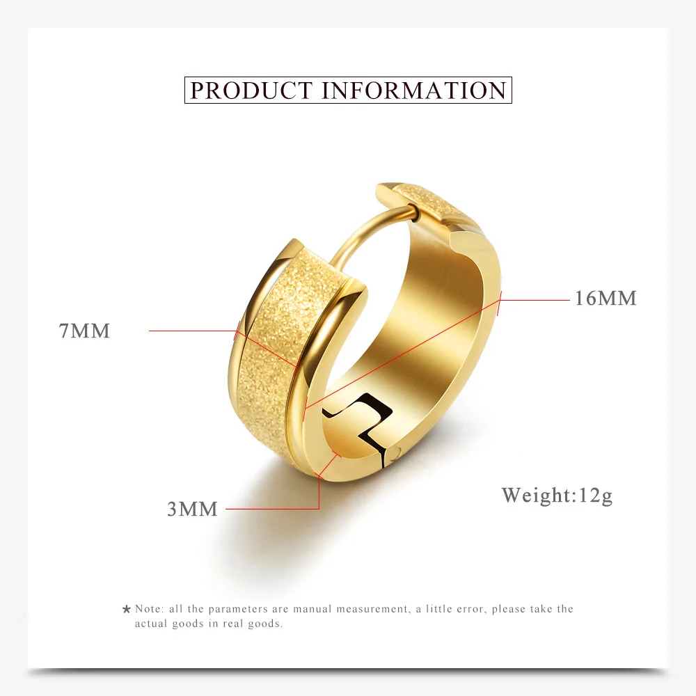 Женские круглые серьги из нержавеющей стали 808 ювелирные изделия 18 каратного