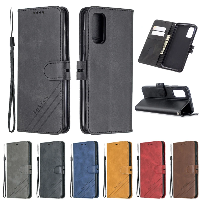 Кожаный флип чехол для Samsung S20 Plus Galaxy A51 A71 A01 31 41 81 S 20 Ultra S20Plus etui|Бамперы| |