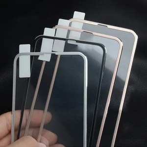Закаленное стекло 10D с изогнутыми краями из алюминиевого сплава для iPhone X XS MAX XR 11 12 Pro Max mini 6s 7 8 Plus, защита экрана с полным покрытием