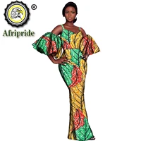 african print dresses for women maxi dress elegant dinner gown off the shoulder prom dress for party wedding evening s2125040