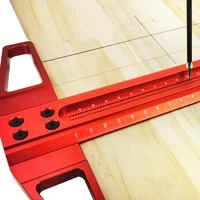t hole aluminum alloy positioning metric ruler 500 760mm precision marking and marking t rule woodworking measuring tool
