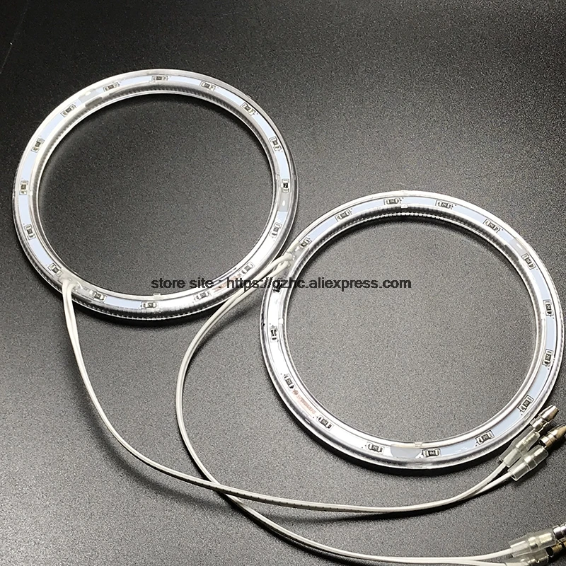 HochiTech Ультра яркие светодиодные глазки белого цвета SMD 2500LM круглые световые хало-кольца для дневного света DRL для Honda Accord купе 2008-2011 на.