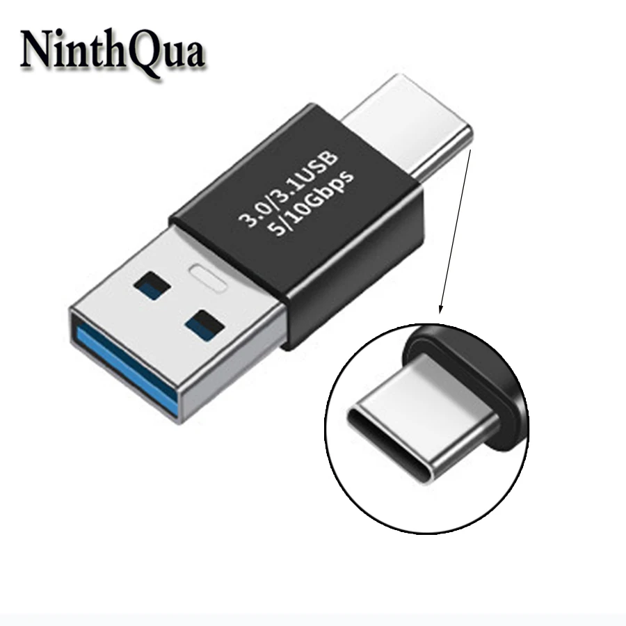 

1 шт. кабель-удлинитель с Type-C на синий USB 3,0 штекер-штекер переходник для быстрой зарядки