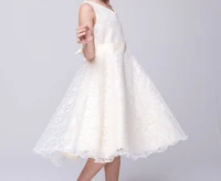 Childrens Sleevesless princess dress Delicate bridemaid dress Costume performance wear Birthday party dress