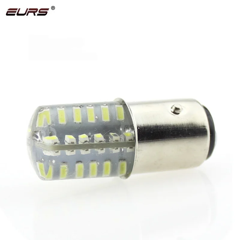 Светодиодные Автомобильные сигнальные лампы EURS led 1156 p21w ba15s 1157 с силикагелем 48 smd