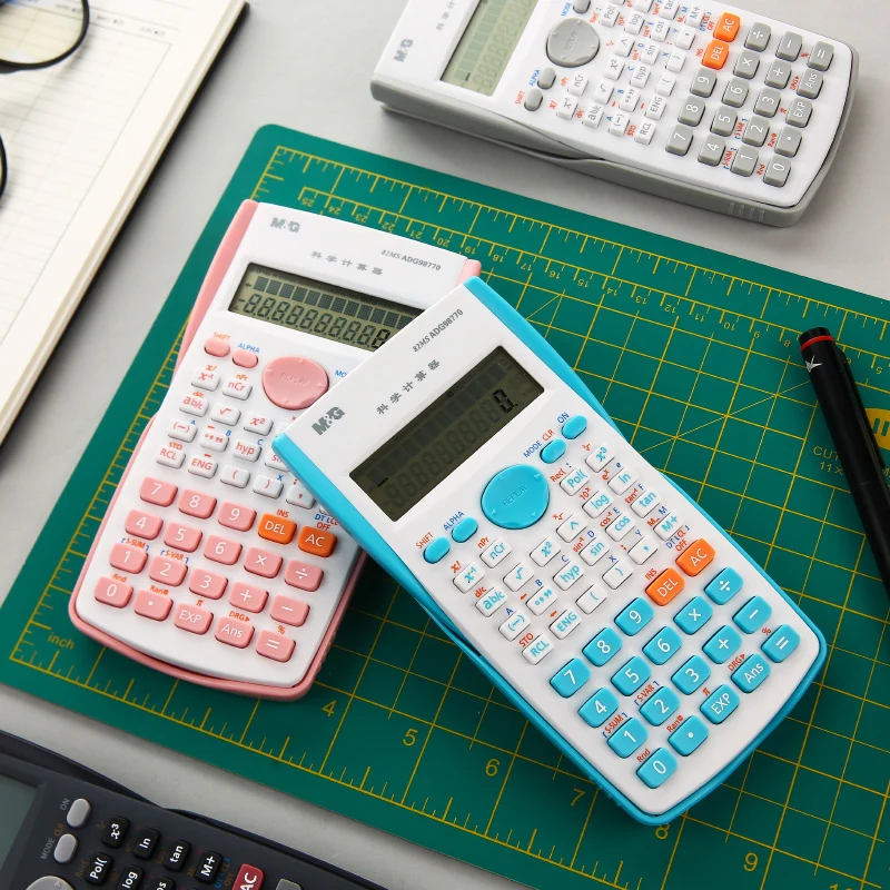 M & G 82MS цветной калькулятор sciential Calculater Financial розовый белый science для офиса