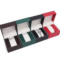 watch display box bracelet gift packing case for bangle jewelry organizer wholesale pu storage box holder