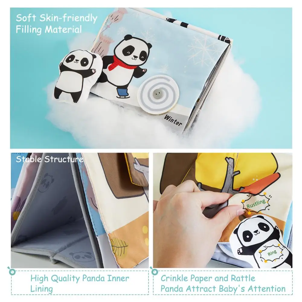 beiens развивающие игрушки от 0 погремушки для малышей детские развивашки книги