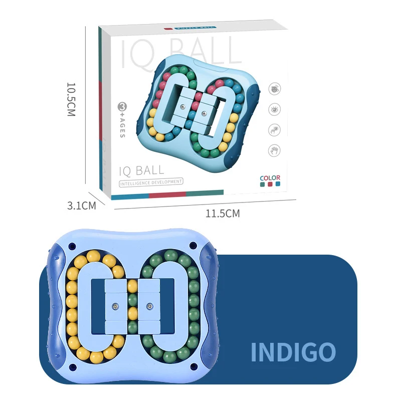 

Magic Bean toy Puzzle Cube 3D Puzzle Race Cube Board Game Kids Adults Education Toy Parent-Child Double Speed Game Magic Cubes