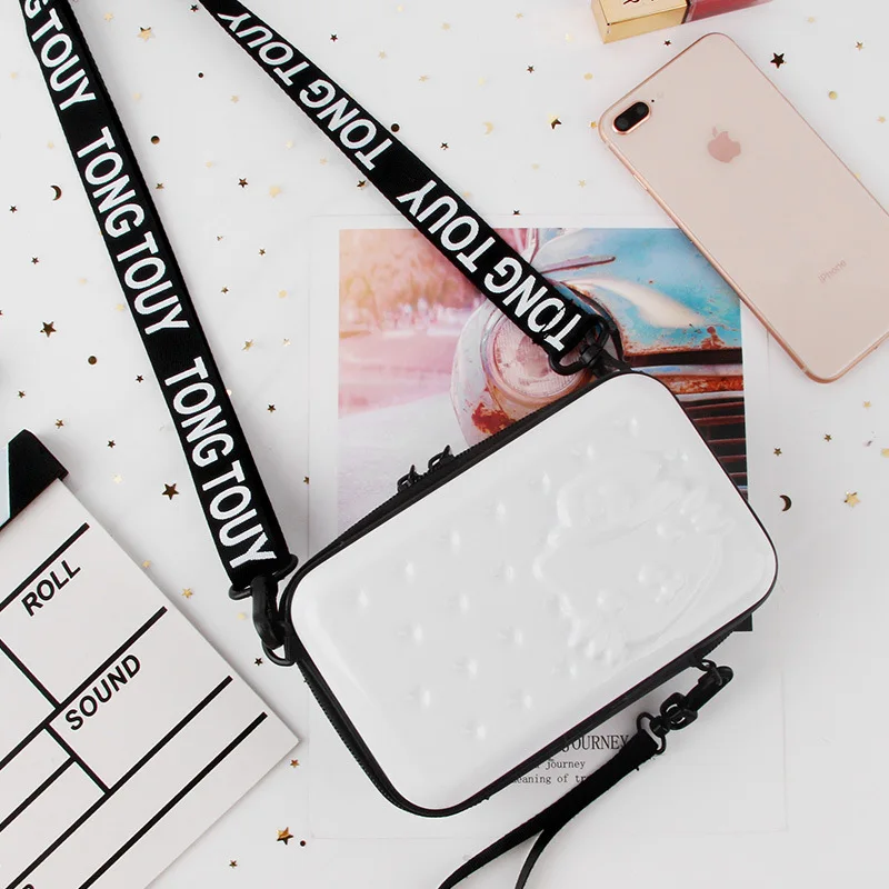 Персональный миниатюрный чемодан модная дизайнерская жесткая оболочка