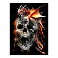 halloween broken skull diamond painting round full drill nouveaute diy mosaic embroidery 5d cross stitch home decor gifts
