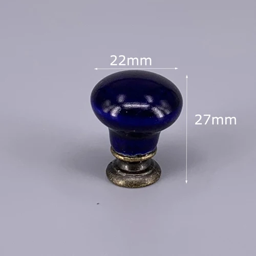 

1x Ceramic Drop Drawer Knobs vivid color Cabinet Cupboard Handles Mini Drawer Dresser Furniture Handles Jewellery Box Hardware