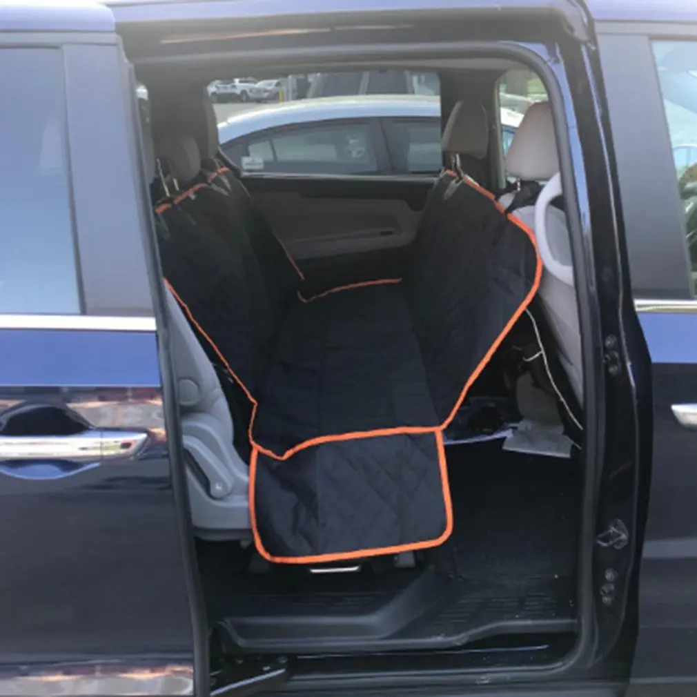 ?? 4イン1犬のカーシートカバー防水プロテクターマット安全旅行アクセサリー猫犬ペットキャリア車のリアバックシートマット