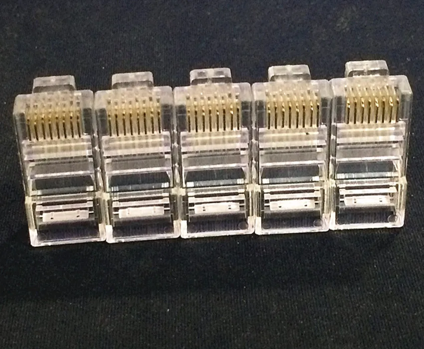 1 коробка хрустальной головки кабеля SMTE RJ45 CAT6 8P8C кристальная головка 100 шт. 1000 в