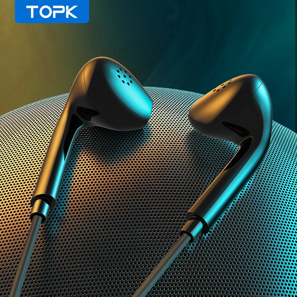 Проводные наушники TOPK F20 для телефона Redmi Samsung Xiaomi игровые ПК и геймеров с