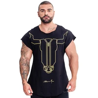 2021 mens gyms top tank muscle fitness work out bodybuilding streetwear trends vest sporting men tees tops